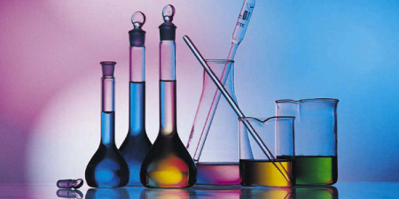 frascos de laboratorio